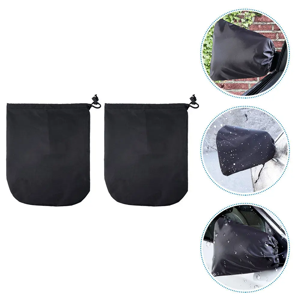 

2 шт. чехлов для зеркал заднего вида из ткани Оксфорд, водонепроницаемые, защищающие от дождя, снега и мороза, для защиты автомобильных боковых зеркал на открытом воздухе