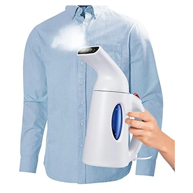 Vaporizador para ropa, diseño portátil de mano, 160Ml, vapor fuerte penetrante, elimina las arrugas, para el hogar, viajes. Enchufe europeo fácil de usar