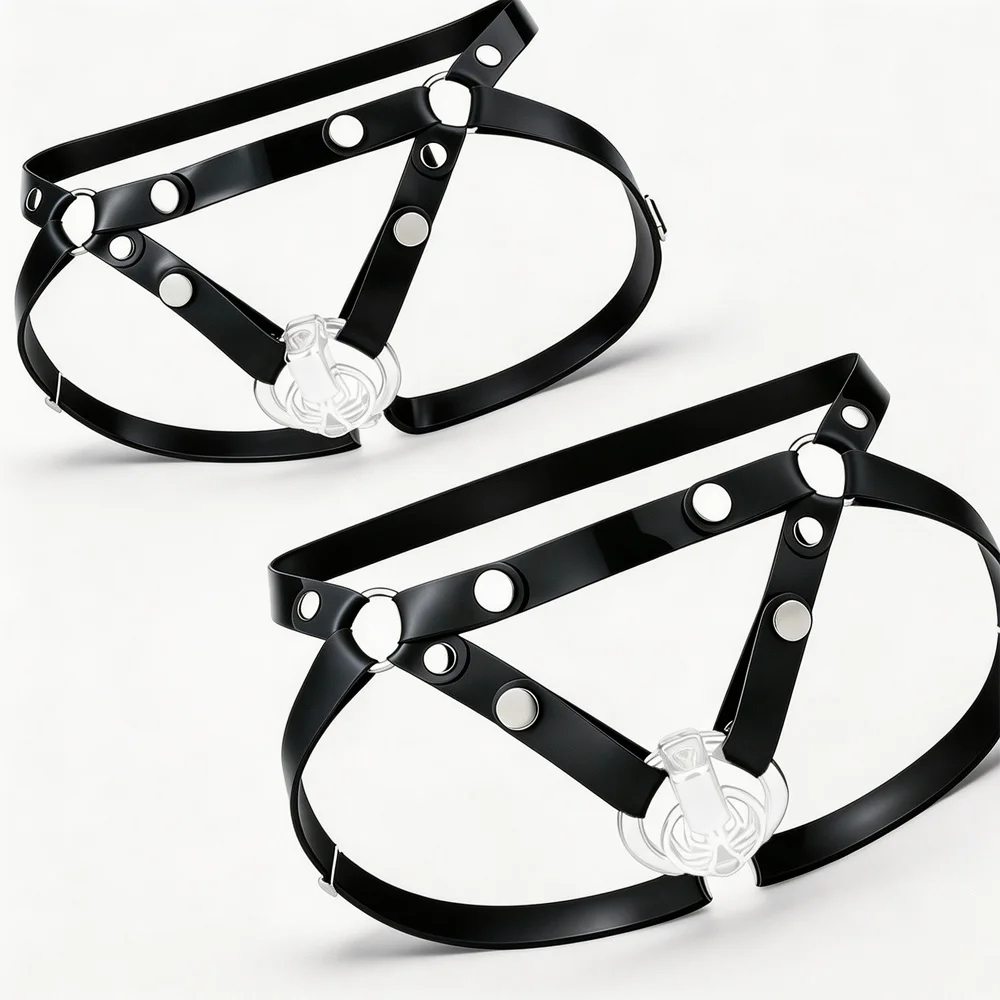 ANOSX Male Chastity Belt For Chastity Cage Auxiliary Belt Waist Strap Body Harness Underwear Auxiliary Chastity Lock Strap
