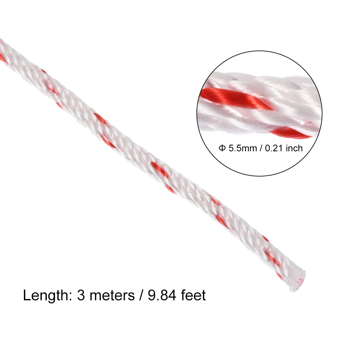 Cordon de démarrage en fibre de Polyester, 3/5/10M, 3-5.5mm, pour tondeuse à gazon, coupe-chaîne, outil de jardin