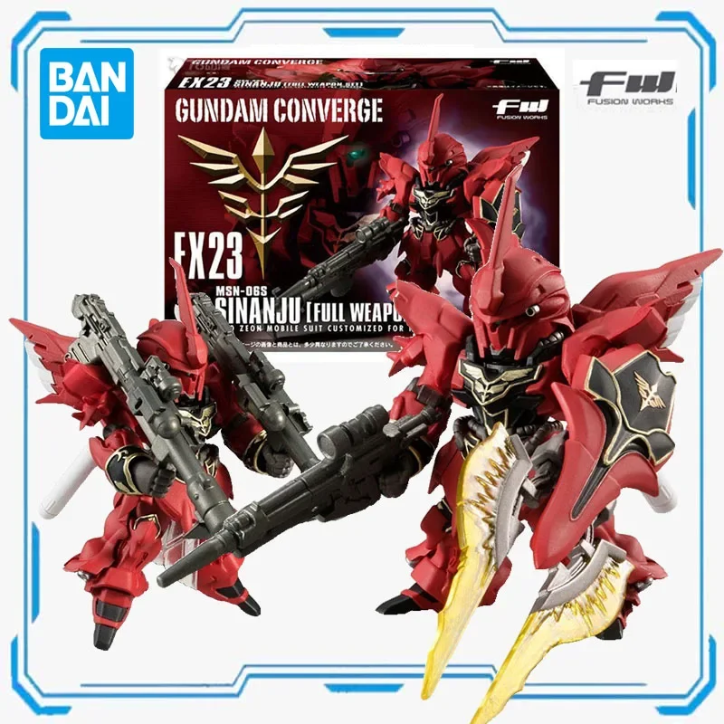 HOT BANDAI Original Model Kit  GUNDAM CONVERGE EX EX23 Anime Action Figure Assembly Toys Model for Boys Foam Box Protection