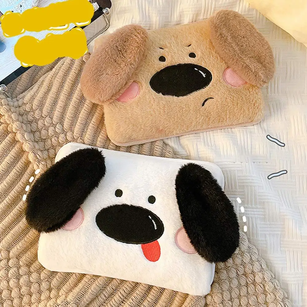 Rechargeable Hot Water Bottles Leak Proof Portable Winter Hand Warmer Bag Soft Cartoon Animals Cover 1.5L Great Xmas Gift