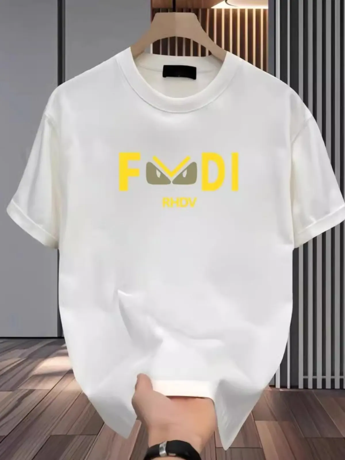 The New Summer 2026 All-cotton Short-sleeved T-shirt Is A Trendy, Cool and High-end Half-sleeved Top