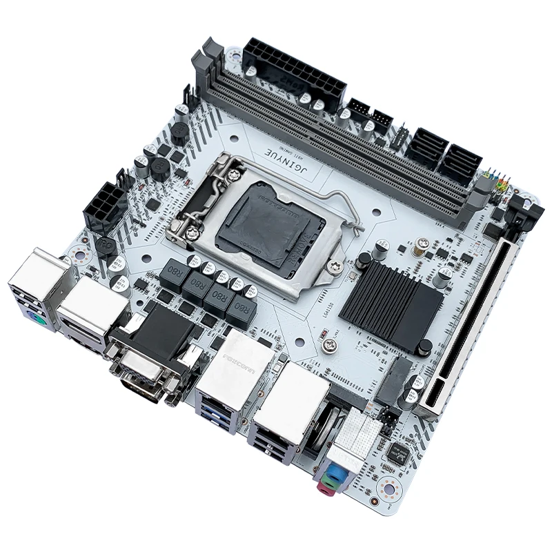 Imagem -03 - Placa-mãe Jginyue-itx Lga 1150 Intel i3 i5 i7 Cpu e3 Ddr3 1600mhz 16gb M.2 Nvme Sata Usb 3.0 Vga Hdmi Jogos Mini-itx H97i