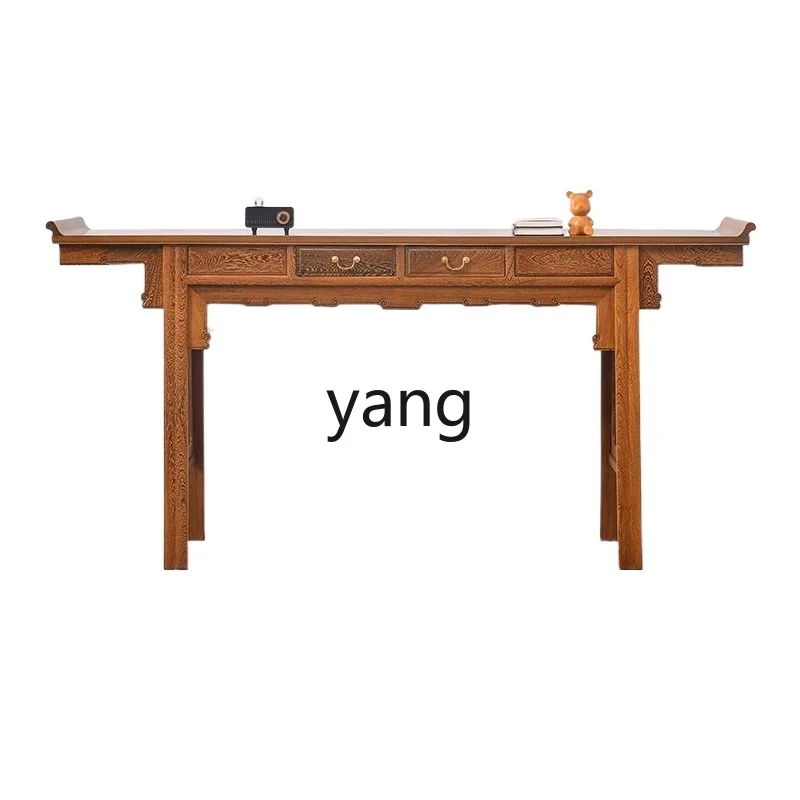 

TGF mahogany middle hall antique case rural Shentai solid wood new Chinese incense case