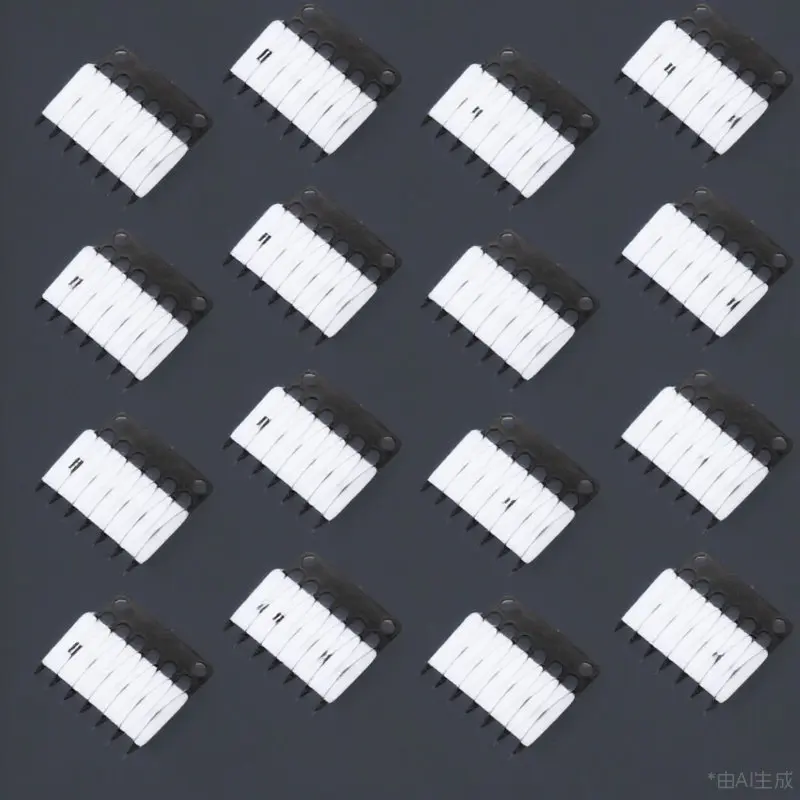 

100Pcs Fixing Clips Plastic Combs for Lace Wigs Hairpieces Reliable Grip Smooth Installation Removal Caps Clips Tool