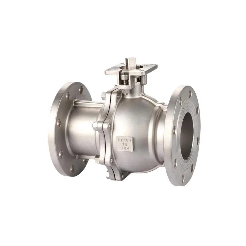 Q41F-16P Manual Stainless Steel Flanged Ball Valve 304 Chemical Environmental Protection Water Treatment High