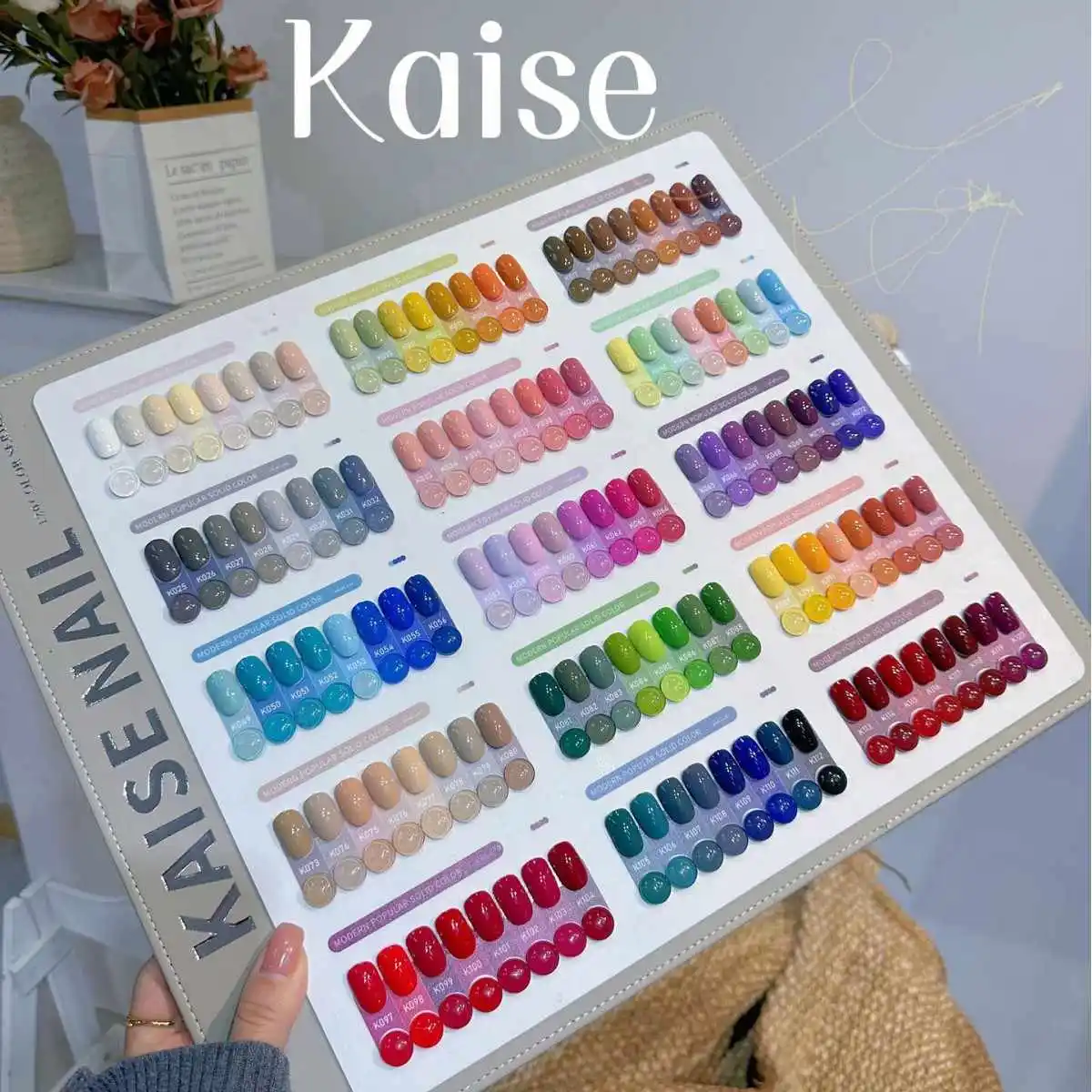 

KAISE Высокое качество 120 цветов набор гелей для ногтей сплошной цвет Flash Nail Salon 2025 Новая горячая распродажа нетоксичный УФ-гель для дизайна ногтей оптом