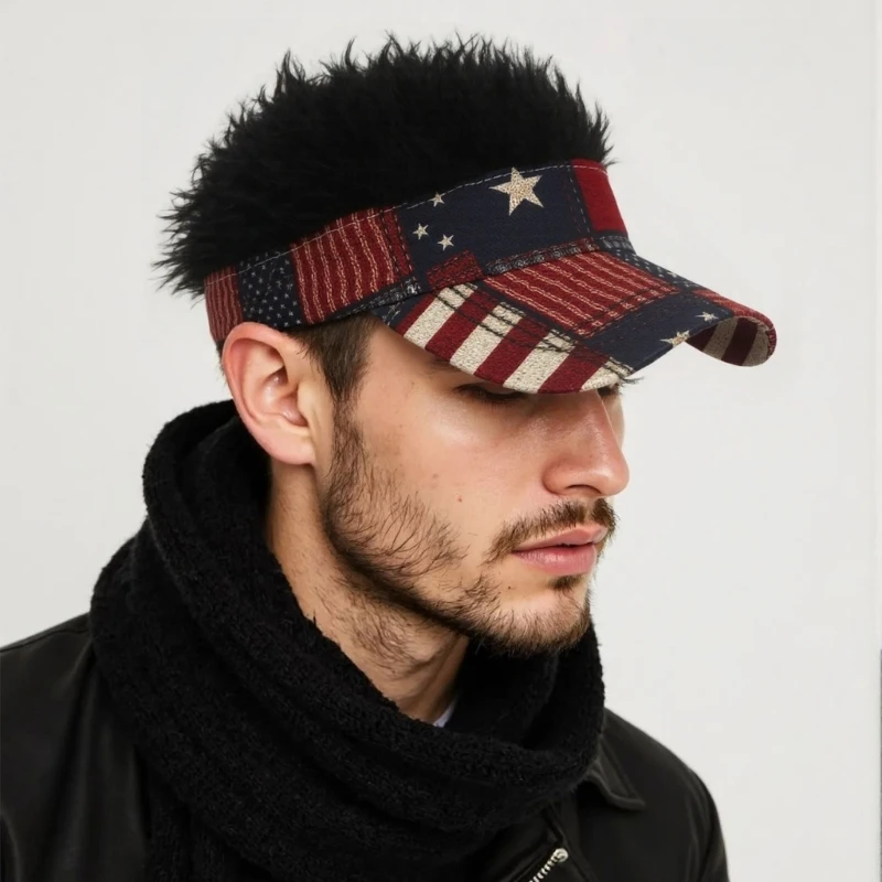 Patriotic Cap With Delicate For Adults Kids Sports Event Themed Celebrations Easy Wear Outdoor Accessory
