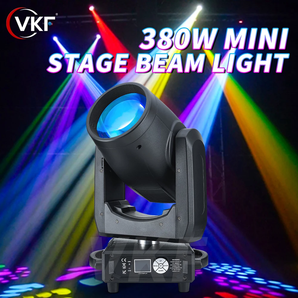 20R Mini 380W Beam Light Moving Head New Spot Lights Stage Effect Lighting 8+16+24 Prisms With DMX512 Control For Disco Perfrom