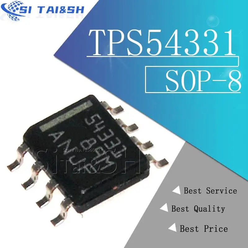 10PCS  TPS54331  TPS54331DR  54331   SOP-8