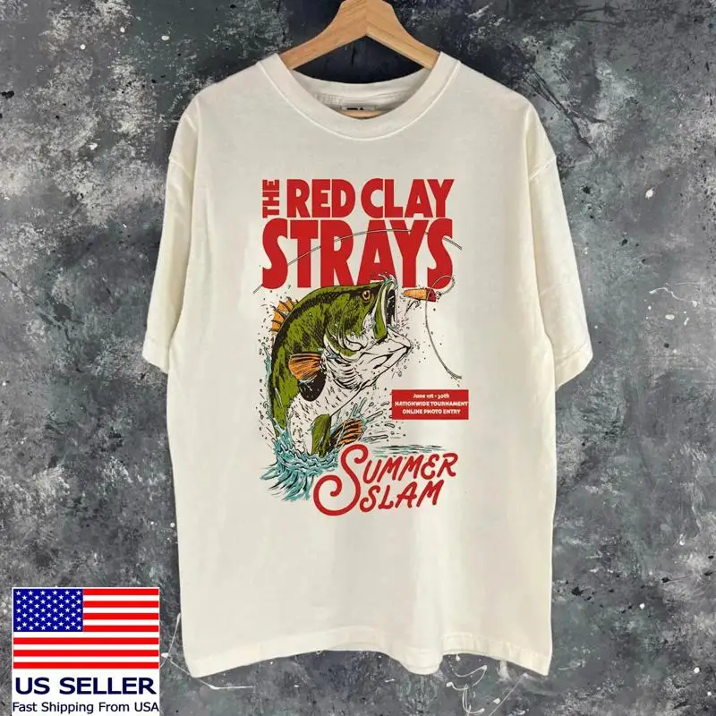 تي شيرت Red Clay Strays Band Summer Slam Live in Lexington مقاس كامل