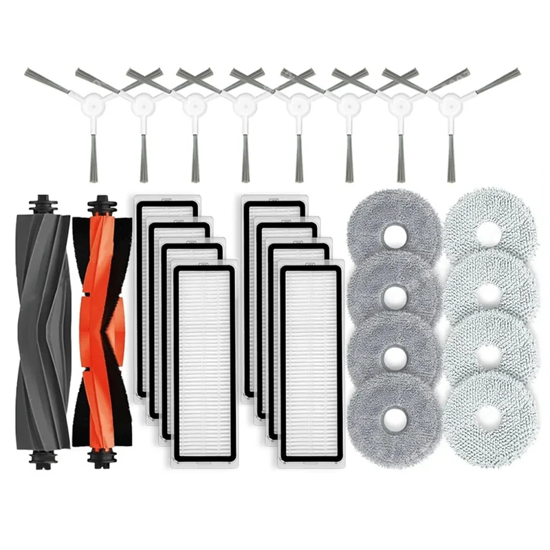 Piezas de cepillo lateral principal para Xiaomi Mijia Omni 1S, B116, B101CN, X10 + / Dreame L10s Ultra, L10 Ultra