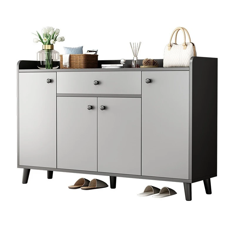 

Shoe cabinet small apartment, household door, light luxury large capacity, storage locker shoe rack