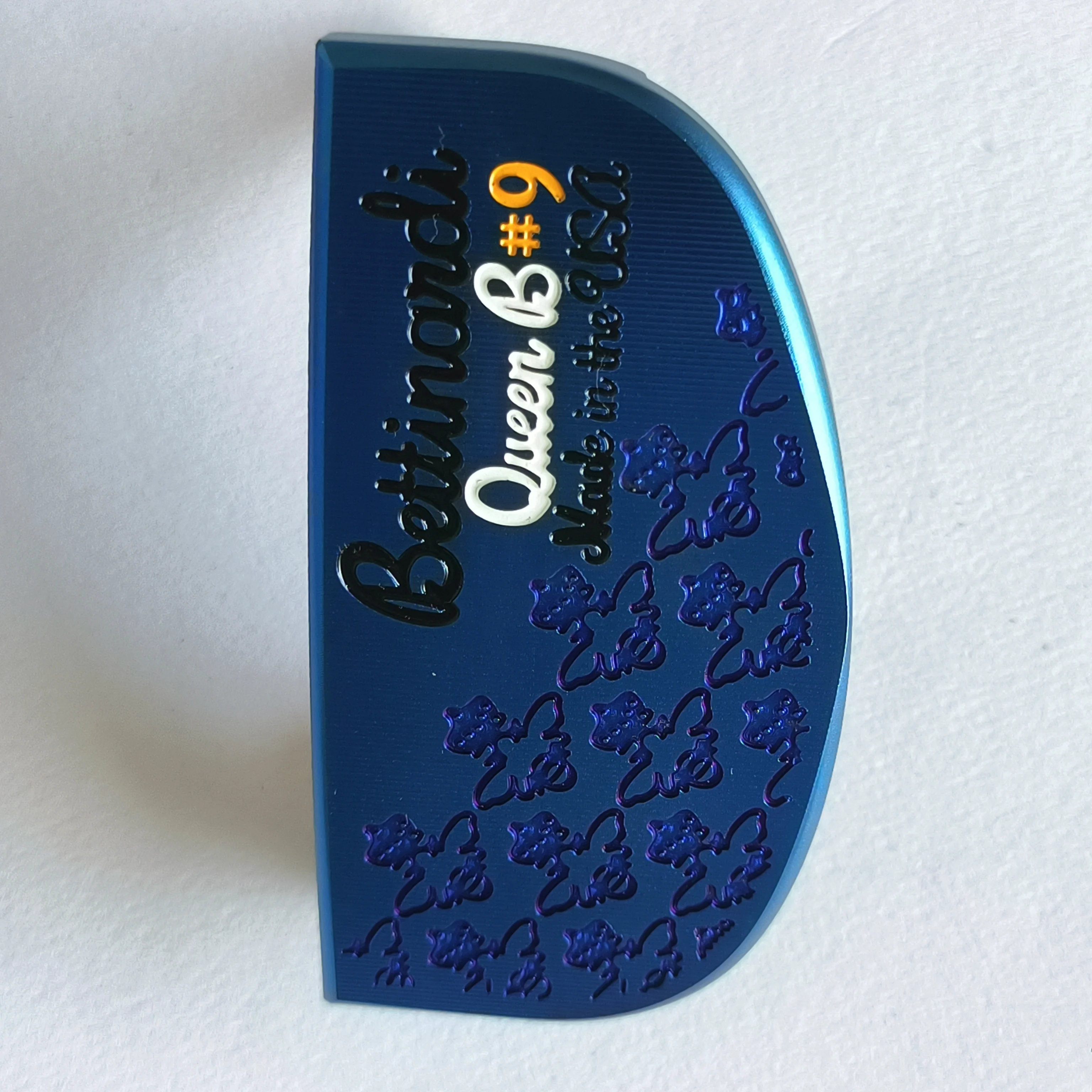 BETTINARDI golf Queen B#9 Gold Golf culbs Blue Putter Forged by CNC 33/34/35 inch Shaft with headcover