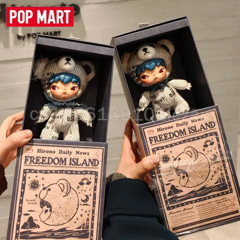

POPMART HIRONO Daily News Freedom Island Series Blind Box Cute Cartoon Decor Action Figure Toy Adult Kids Surprise Birthday Gift