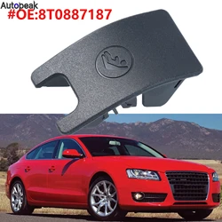 Dla Audi A4 B8 A5 fotelik dziecięcy tylna kotwica pokrywa osłonowa przycisk czarny Isofix 8 t0887187 2008-2016 2009 2010 2011 2012 2013