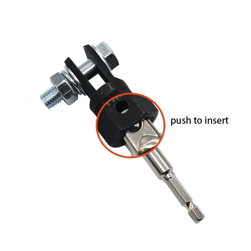 2X Universal Scissor Jack Adapter 1/2 Inch Ball Extension Rod Impact Wrench Tool Car Disassemble Tool IJA001