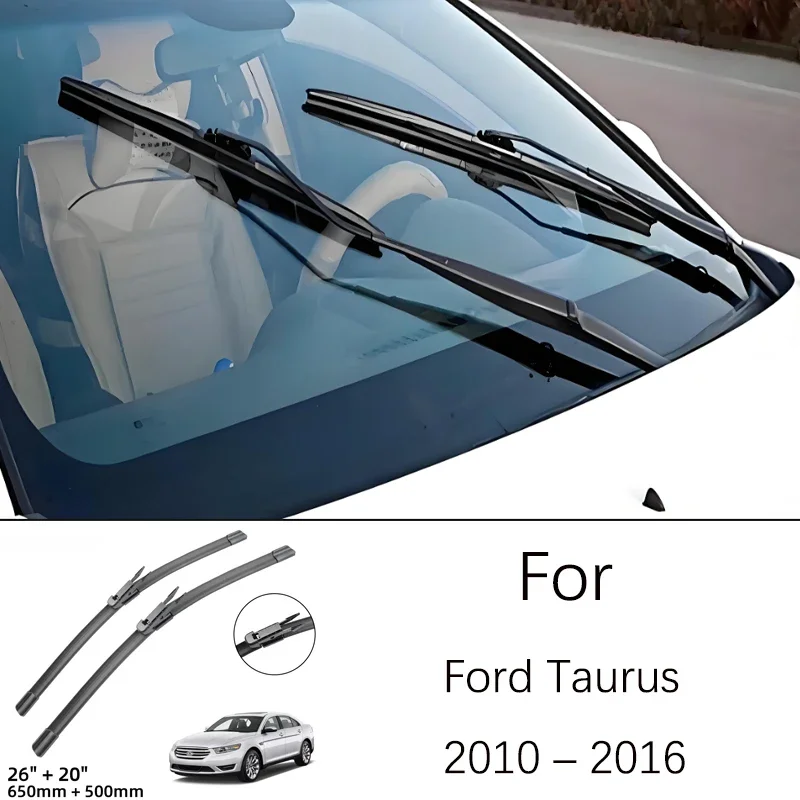 

For Ford Taurus 2010-2016 2011 2012 2013 2014 2015 26 20 Inch Front Wiper Blades Windshield Windscreen Window Accessories