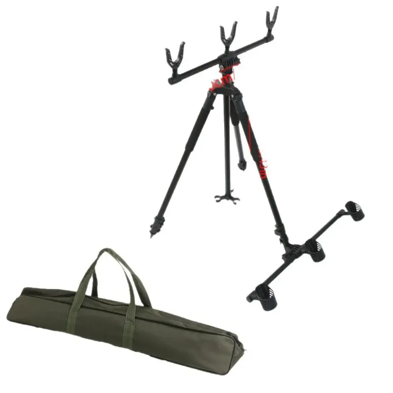 Sea fishing battery aluminum alloy telescopic sea rod long-distance projection bracket European style
