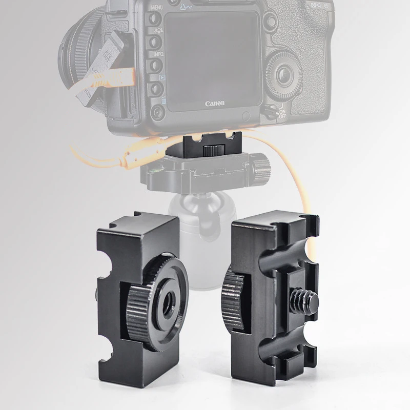 Mini Tether DSLR камера цифровой USB-кабель зажим для крепления фотокамеры Штатив БЫСТРОРАЗЪЕМНАЯ пластина кабель для крепления