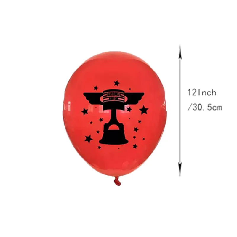 12pcs Disney Cars Cartoon McQueen Car-shaped Aluminum Film Balloon Cars Birthday Party Banquet Background  Party Decoration