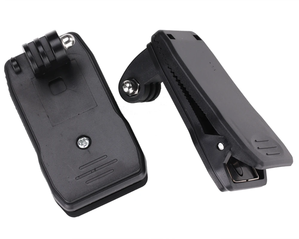 100pcs For GoPro Hero 8 7 6 5 4 360 Degree Rotary Action Camera Clip Backpack Mount for Session 3+ 3 SJCAM SJ4000