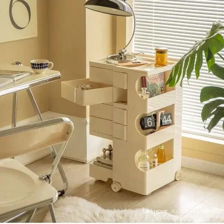 Small Unit with Wheel Storage Living Room  Snacks  Moving Side A Few Small Coffee Table Nordic Nightstand