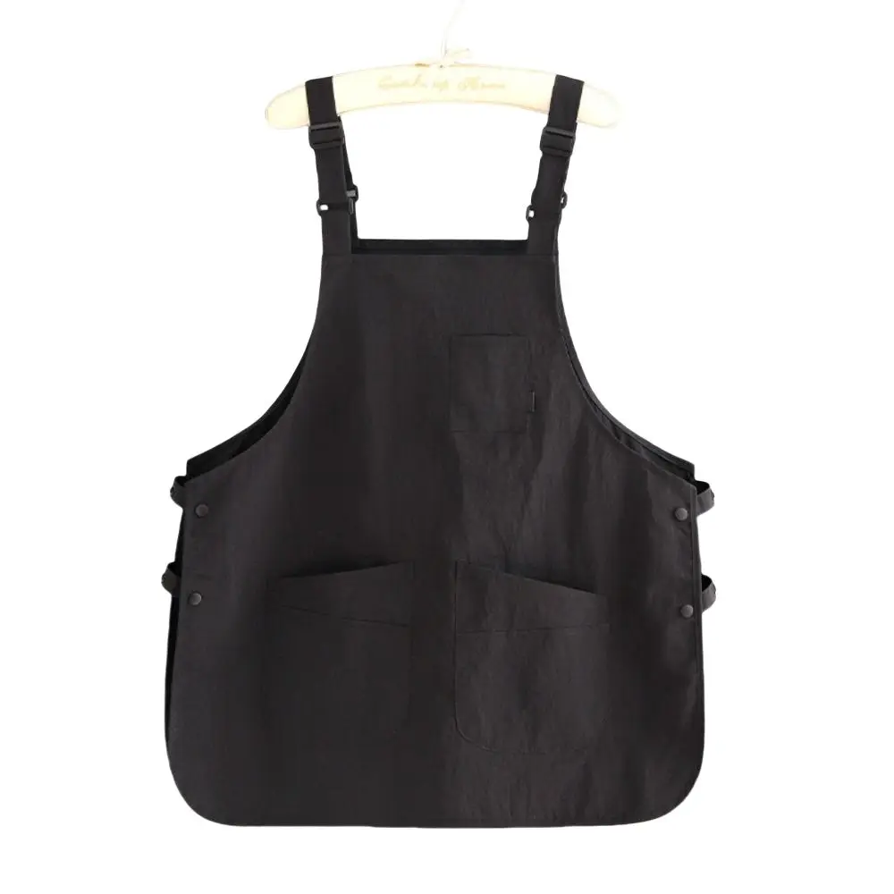 New Japanese Style Catering Workwear Apron Waterproof Stain Resistant Painting Aprons Household Working Overalls for Cafe Barber