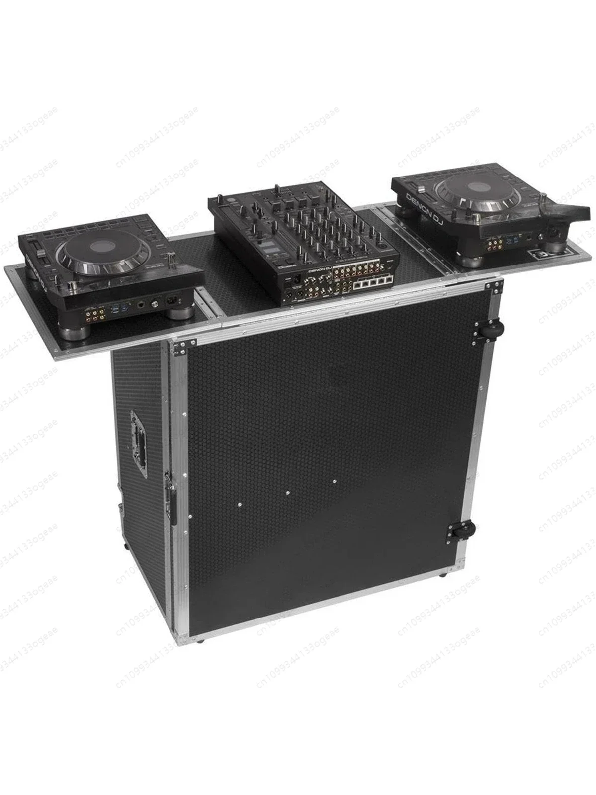 Portable DJ Stand Table Mixer Laptop Controller Stand with Case Air Flight Case for Disc Player Turntable view 4