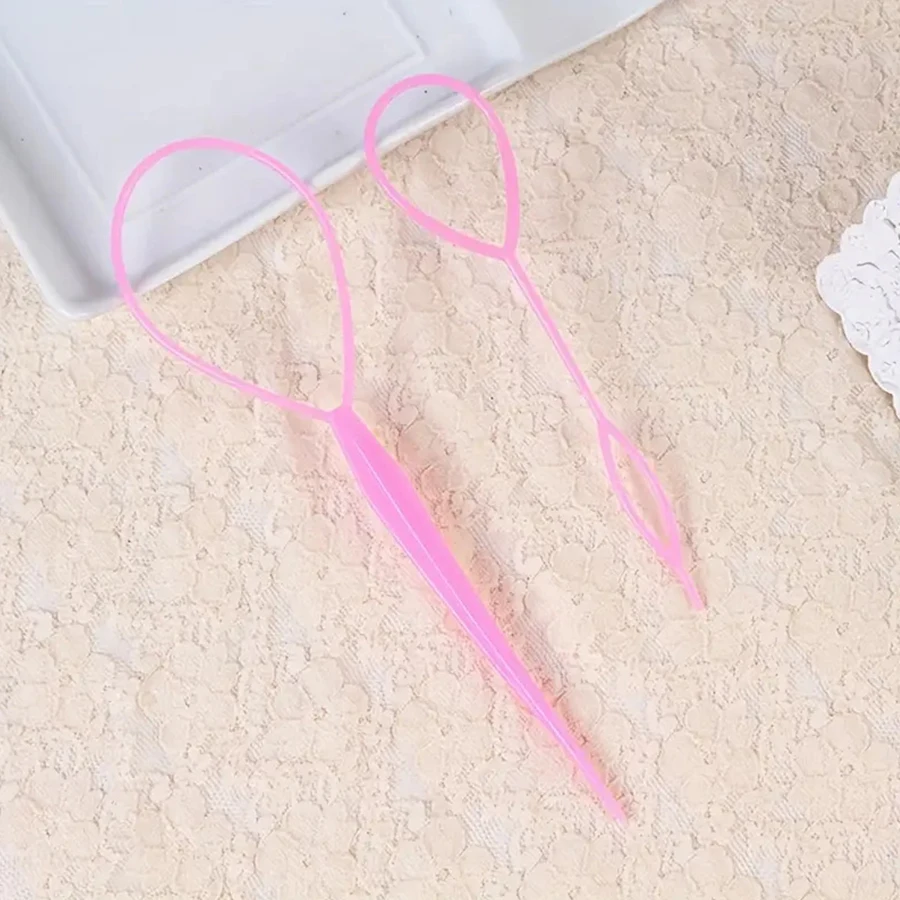 Plastic Magic Pull Hair Pin Clip Hair Braid Ponytail Maker Hair Accessories Diy Hair Styling Pony Tail Tool