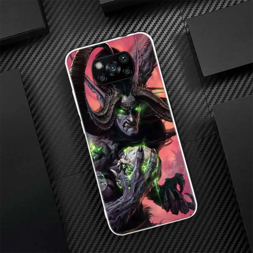 W-World Of W-Warcraft W-Wow Silicon Call Phone Case For Xiaomi Poco X3 Nfc X5 X6 F6 F5 Pro M5S M5 X4 F4 GT M4 M3 F3 F2 F1 M2 Cov