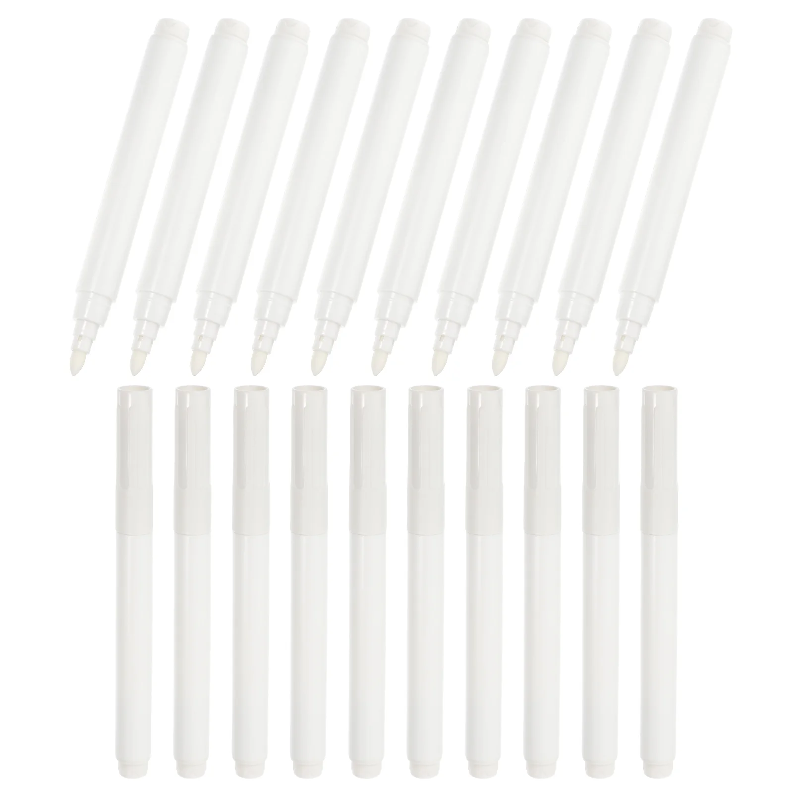 20 Pcs Liquid White Marker Pen Writing Pens Chalkboard Plastic Satchel Kits Markers