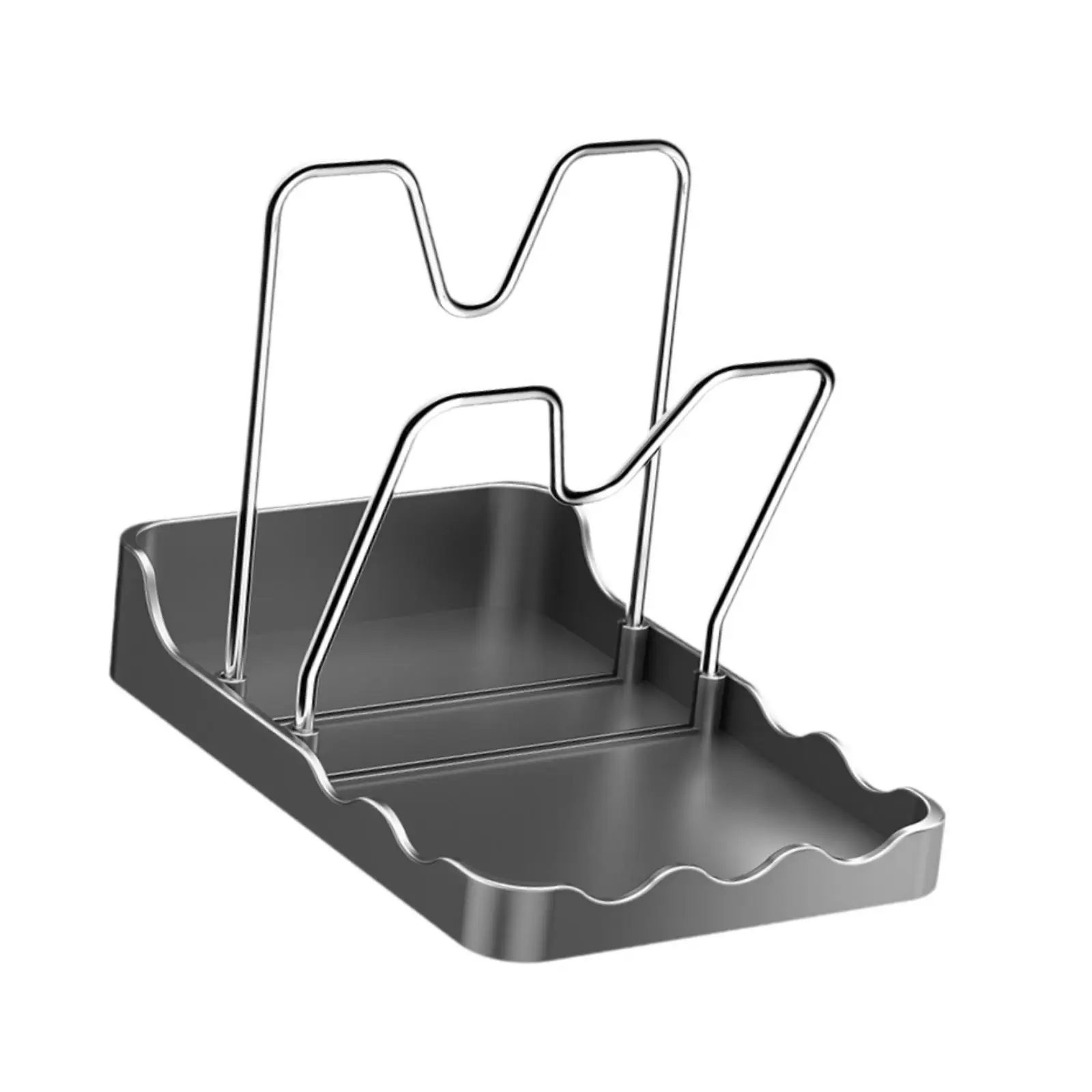 Pot Lid Holder Stainless Steel Portable Pan Lid Organizer Multifunctional Utensils Rack Pot Lid Organizer Lid Rack Shelf