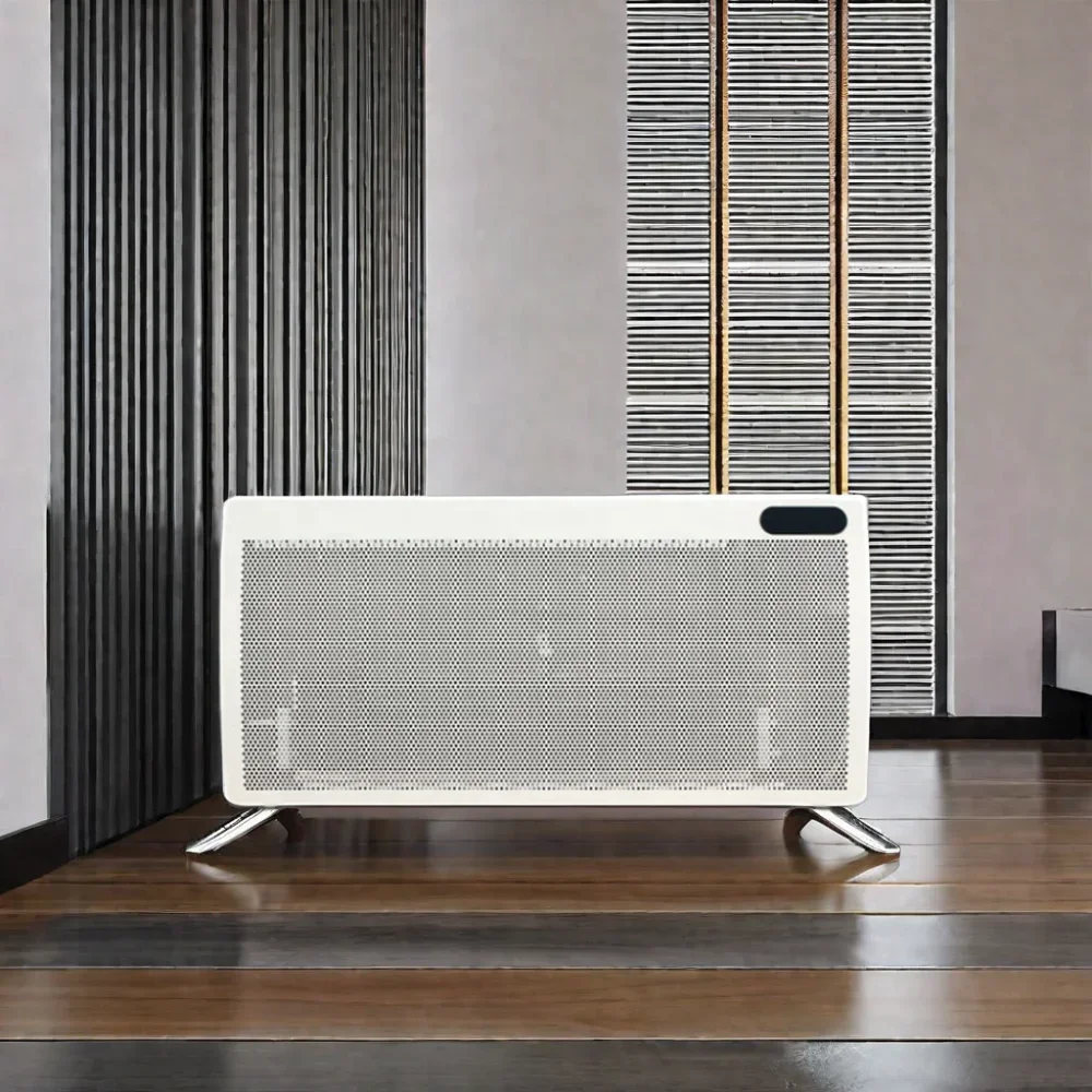 سخان مسخن لوحة معدنية منحنية محمولة رخيصة الثمن لغرفة المعيشة مقاوم للماء مع وظيفة الحماية من الحرارة الزائدة