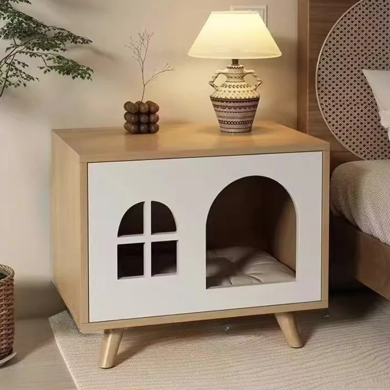 -+-Princess Nordic Nightstands Wood Realm Real Cute Room Stuff Bookshelf Bedside Table Smart Retro Nachtkastje Cute Furniture