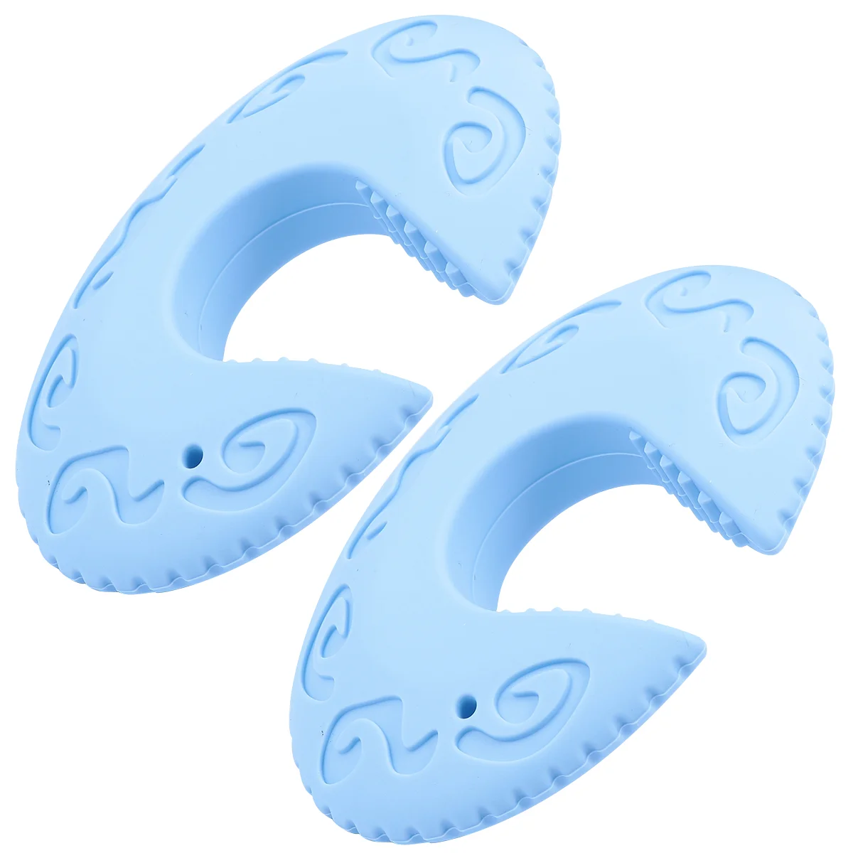 2 Pcs Silicone Finger Pinch Guard Baby Protector Door Drawer Car Environmentally Friendly Stopper Child Gate Handles