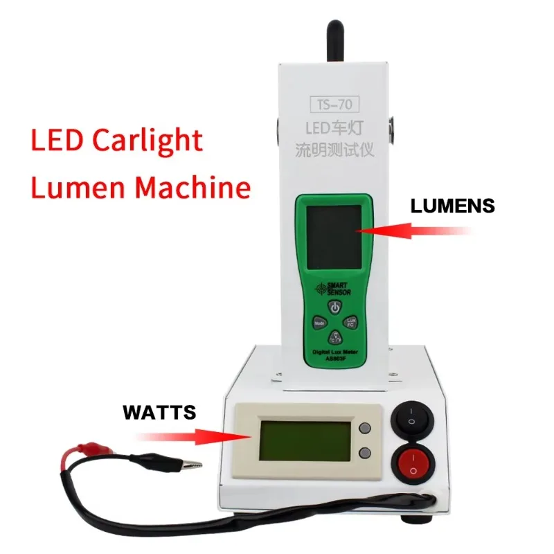 Por Lighting and Testing Machine with Watts&Lumen 12 V/24 V LED Light Tester
