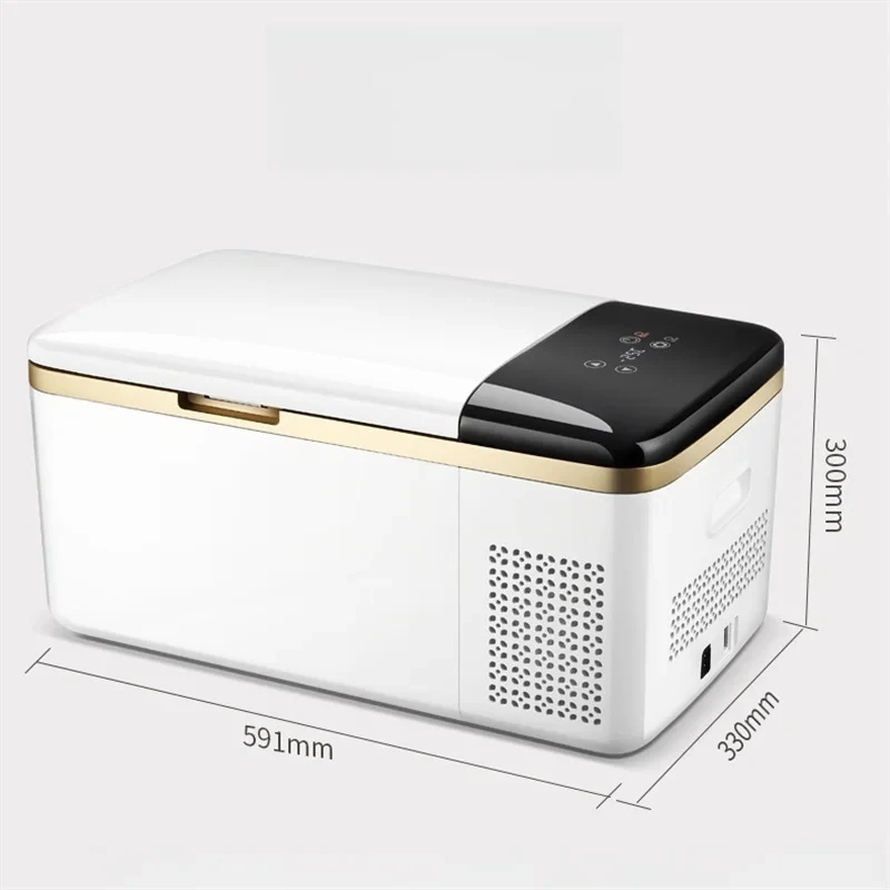High Quality 19L Dual-Purpose 24V Compressor Portable Refrigerator Low Noise Quiet Car & Home Small Freezer Hot Selling