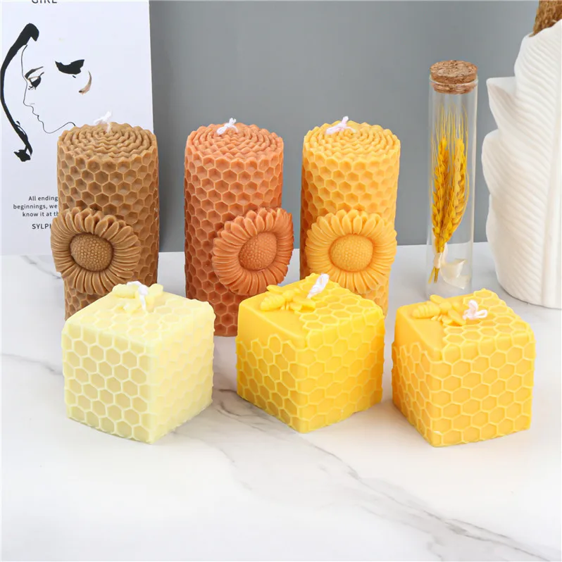 Honeycomb Tree House Candle Silicone Mold For Festive And Romantic Decoration Gypsum form Homemade Handicraft Gift Making Tool