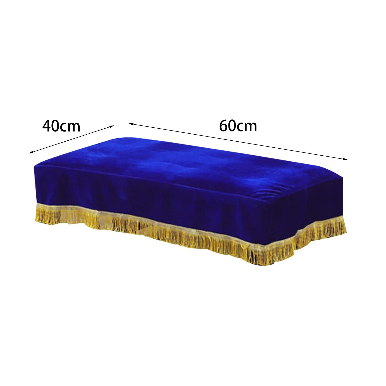 Stretch Velvet Piano Bench Cover Dust Proof for seat Protector with Fringe for Dining Chair Stool Slipcover