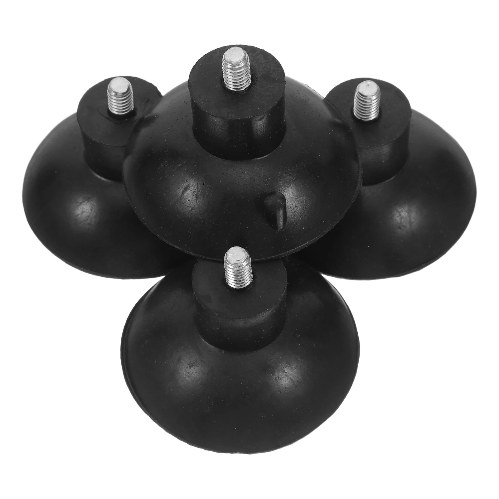4pcs M6 Heavy Duty Rubber Screw Foot Pads Leg Levelers For Cushioning Non-Slip And Shock-Absorbing Instrument Support Legs