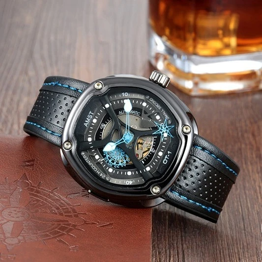 

AMST high-value fashionable large dial sports waterproof quartz student watch