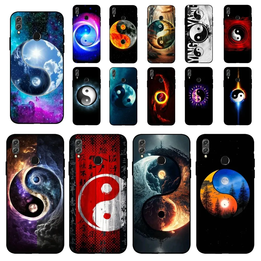 Naturalize Yin and Yang Chinese Tai Chi Phone Case For Huawei Honor 10 lite 9 20 7A 9X 30 50 60 70 pro plus Soft Silicone Cover