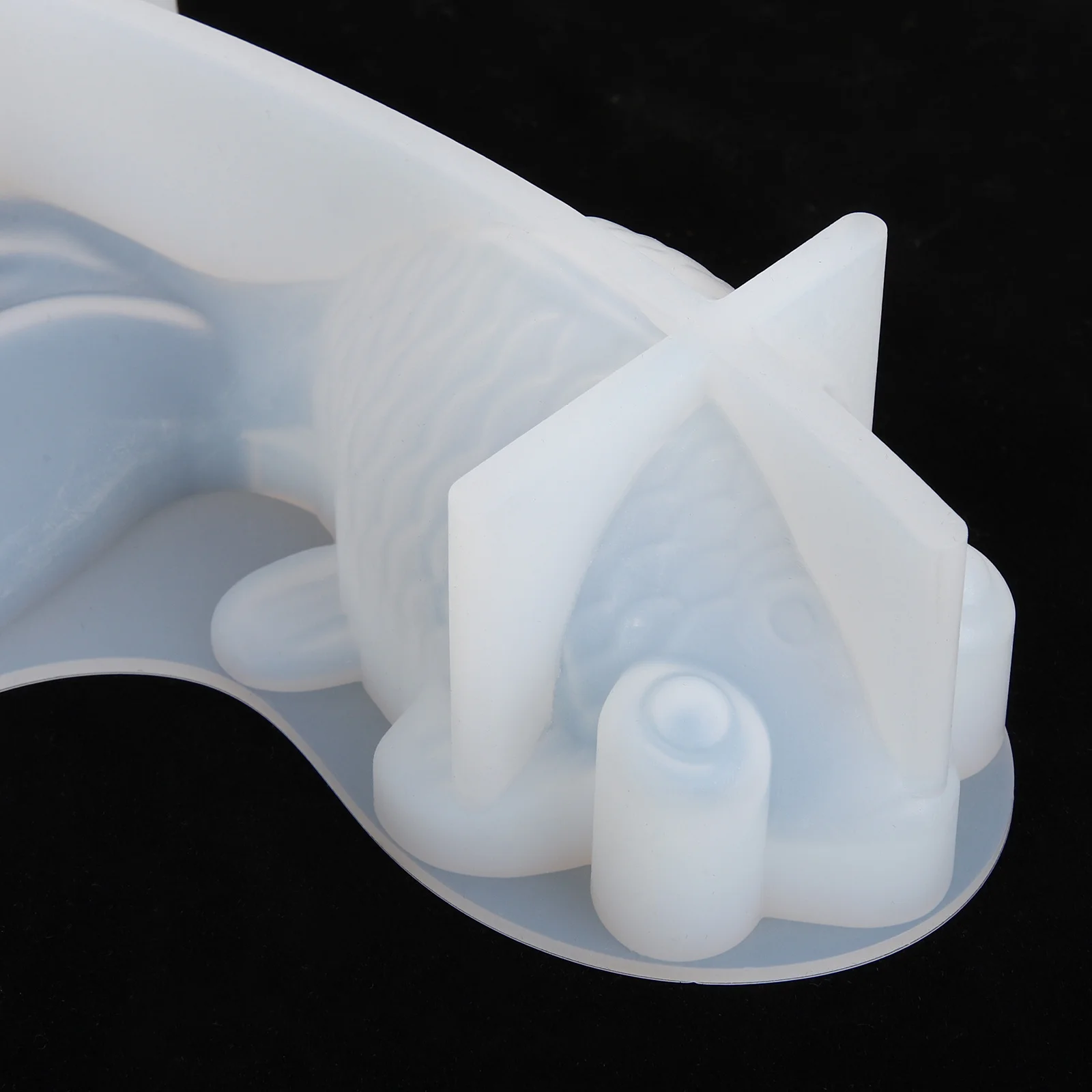 قالب السمك سيليكون راتنج السمكة الذهبية قوالب لراتنجات الايبوكسي الأشعة فوق البنفسجية هدية يدوية الصنع مع تصميم الصباغ المدمج #1