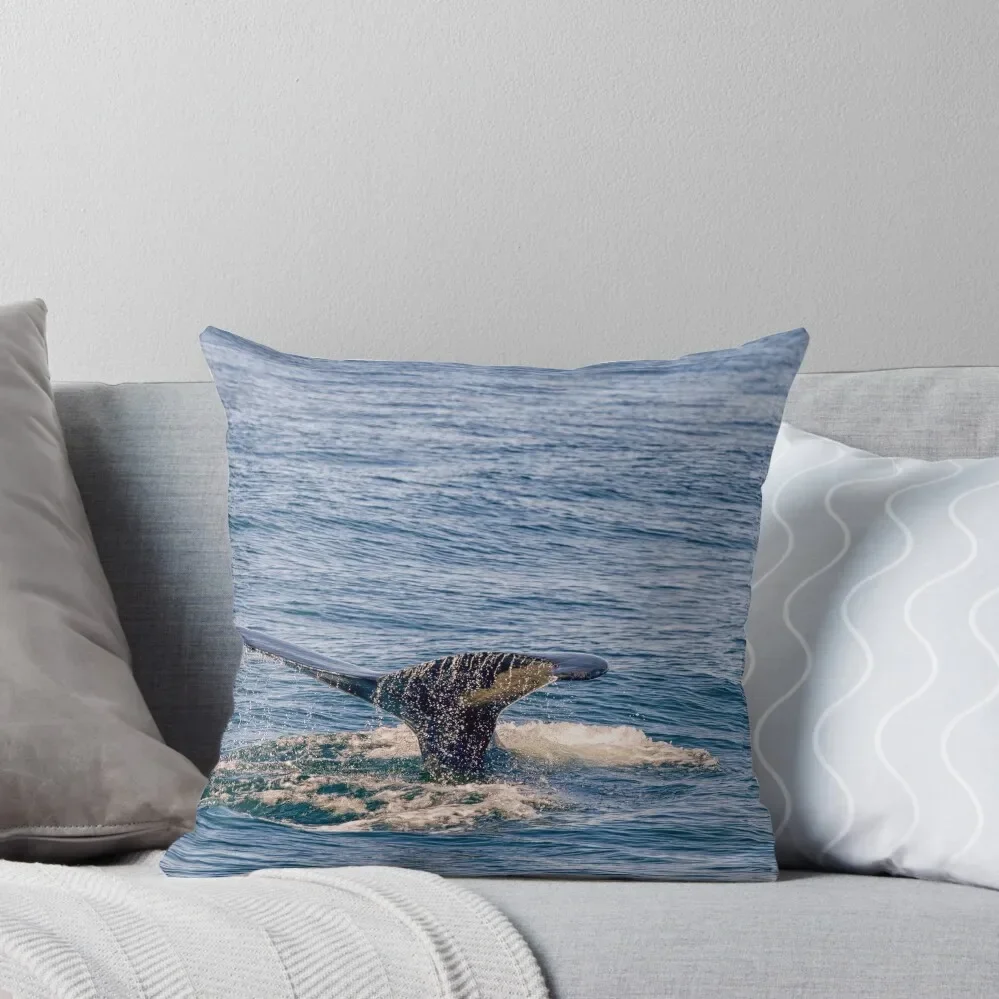 Fin of humpback whale Throw Pillow sleeping pillows christmas cushions covers Pillow