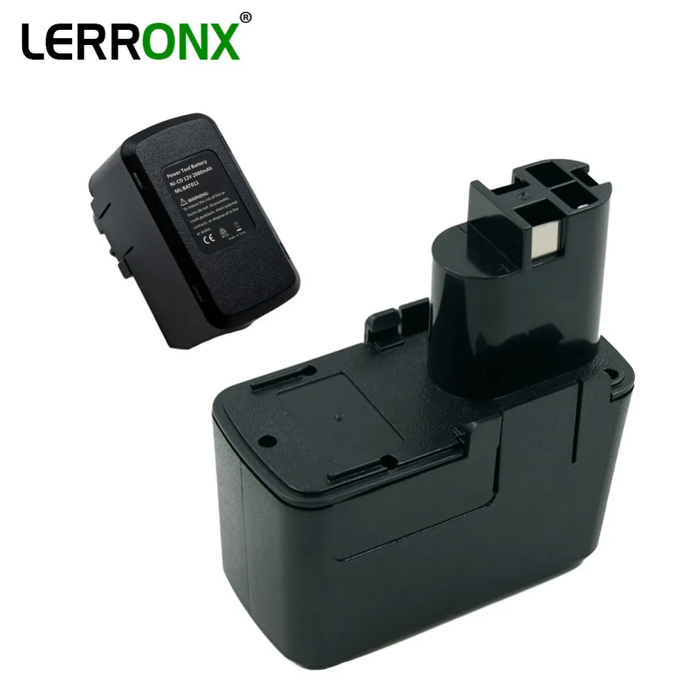 12V 2000mAh Ni-CD Power Tools Replacement Rechargeable Battery for Bosch Drills BAT011 BH1214L BH1214N 3300K 3310K GSR 12VES-2