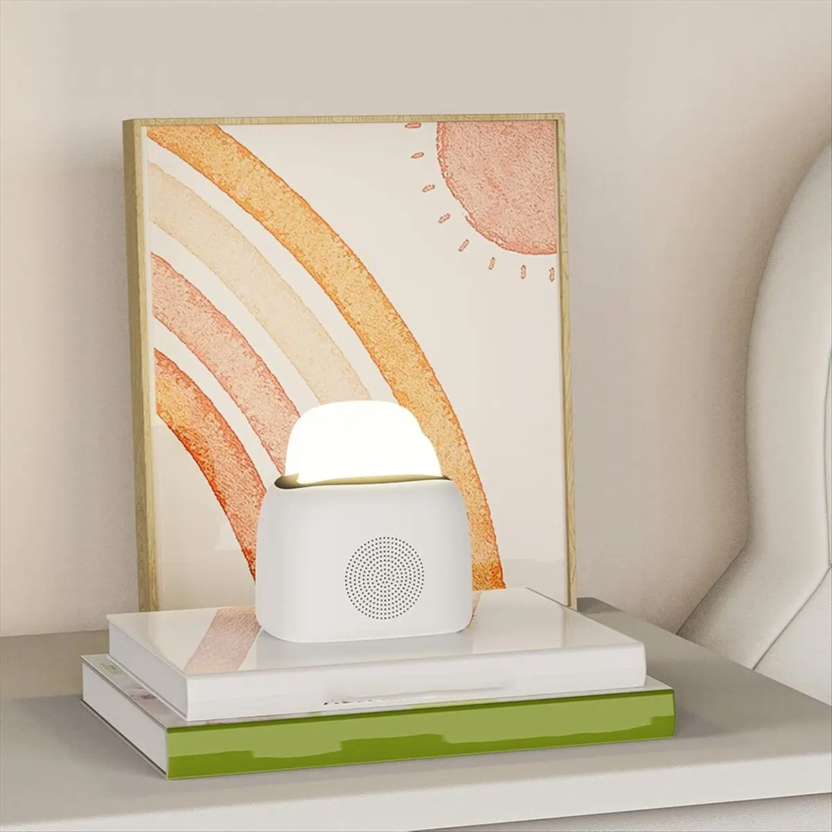 

Ночник-тостер ABAB с белым шумом, звуковая машина для сна с Bluetooth-колонкой, Bluetooth-колонка-ночник в форме тостера