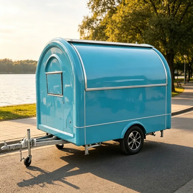 Custom Industrial Beverage Food Trailer Expandable Type Falafel Pie Smoothie Small Street Food Truck