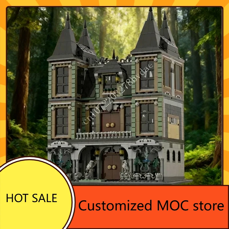 

3041 шт. Malfoy Manor MOC головоломка креативный праздник StreetView CityArchitecture игрушка на день рождения для рождественских игрушек для подарка детей возраст